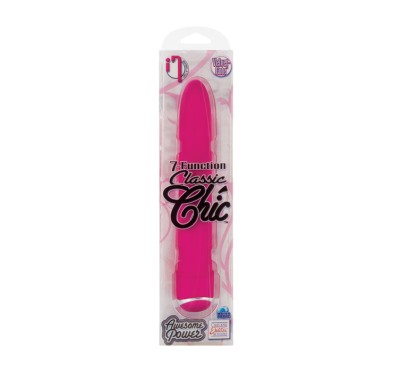 Wibrator-CLASSIC CHIC 7F. MASSAGER PINK 15X3